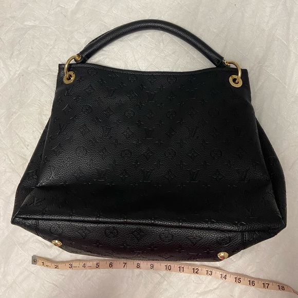 Bags Black Embossed Monogram Empreinte Leather Hobo Poshmark